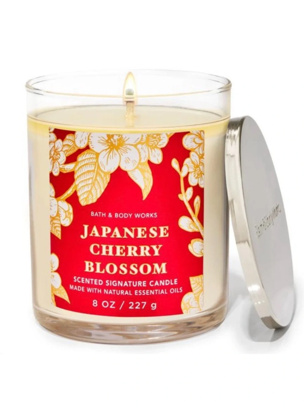 🆕- Bath & Bodyworks Japanese Cherry Blossom Single Wick Candle